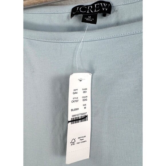 J.Crew Pintuck Mixy dress edge water minimalist boho preppy sz M - Picture 3 of 6